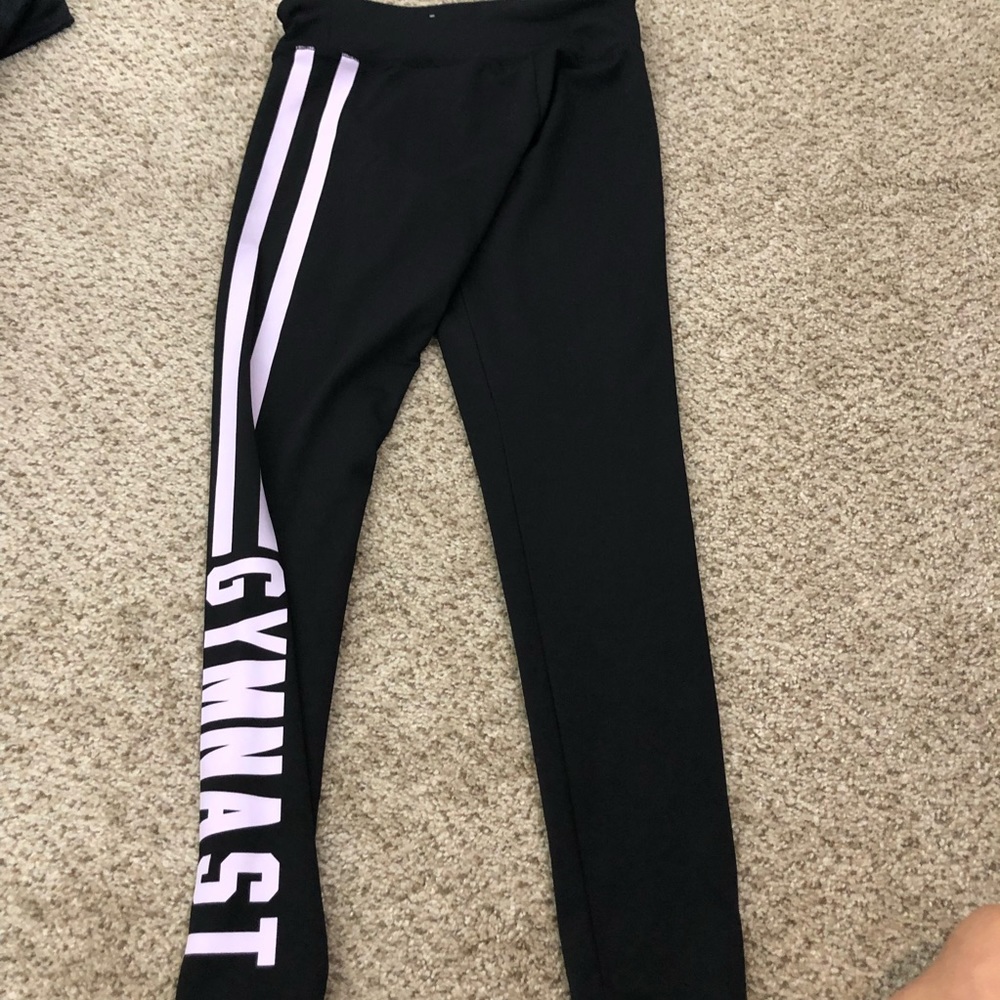 justice gymnastics leggings!